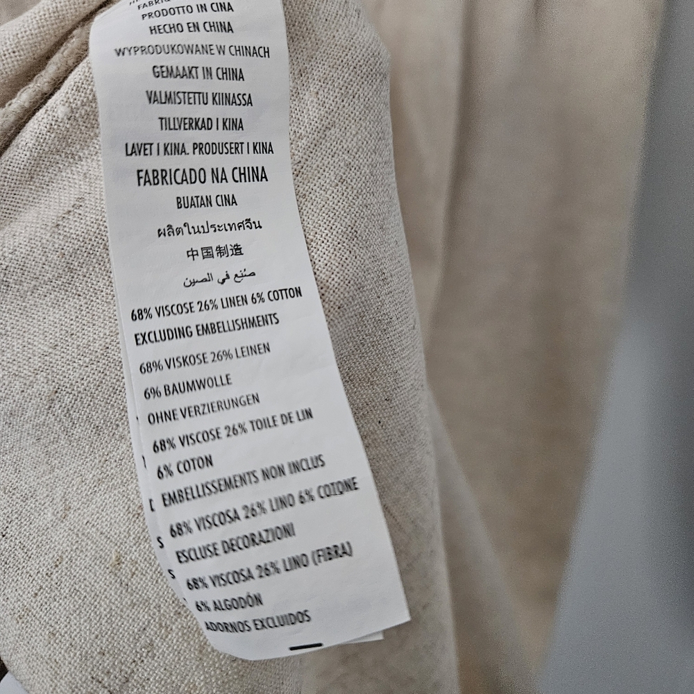 Cotton On Linen Dress Womens‎ Xs - Picture 6 of 10